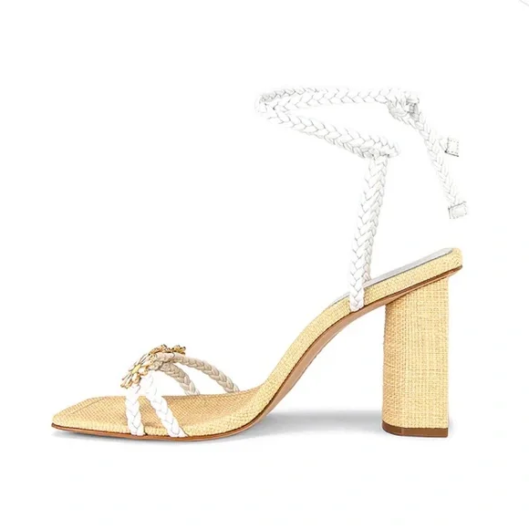Schutz Hina Daisy Heel Sandal - Picture 3 of 11
